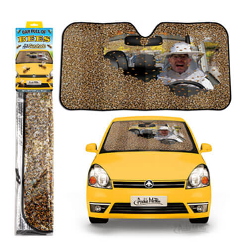 Archie McPhee Car Full of Bees Auto Shade