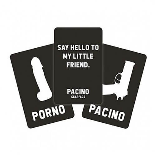 Gift Republic Porno or Pacino Card Game
