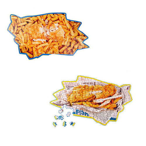 FizzCreations Fish And Chips Puzzle (250 pcs)
