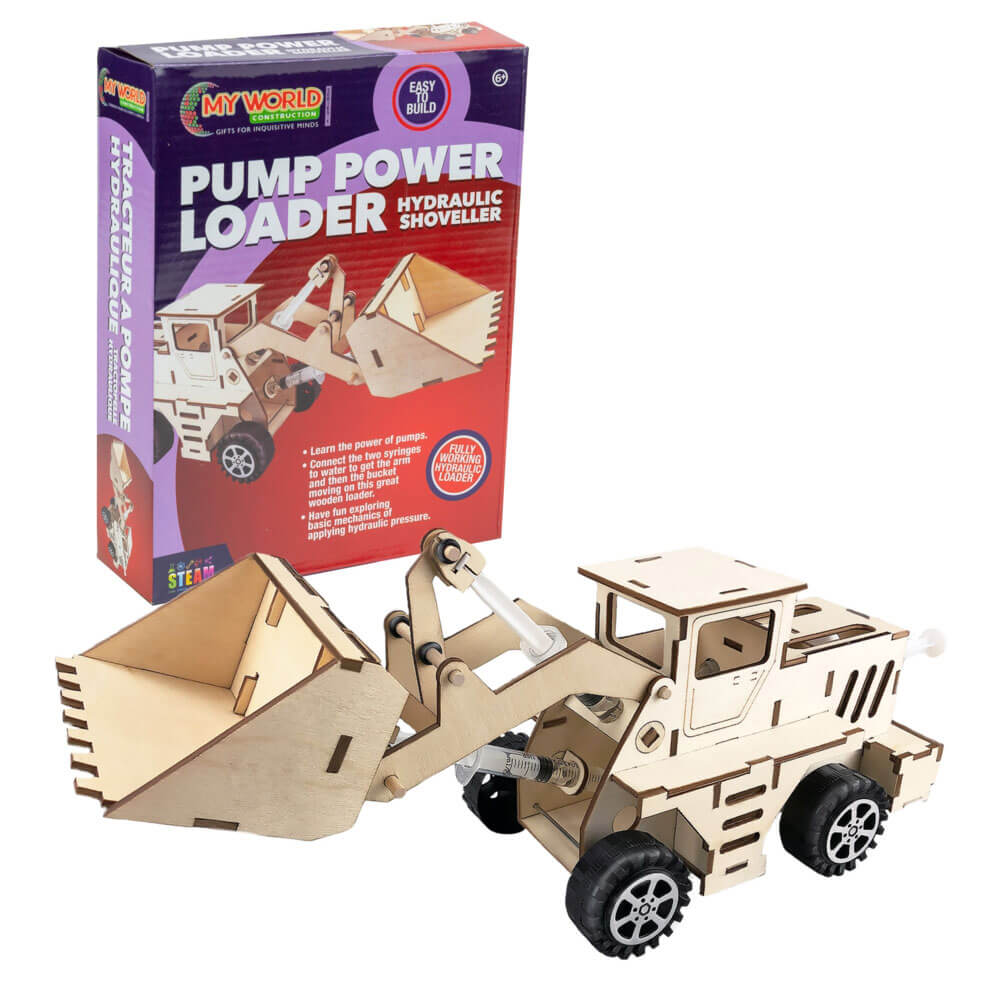 Funtime My World Hydraulic Loader Wooden Toy