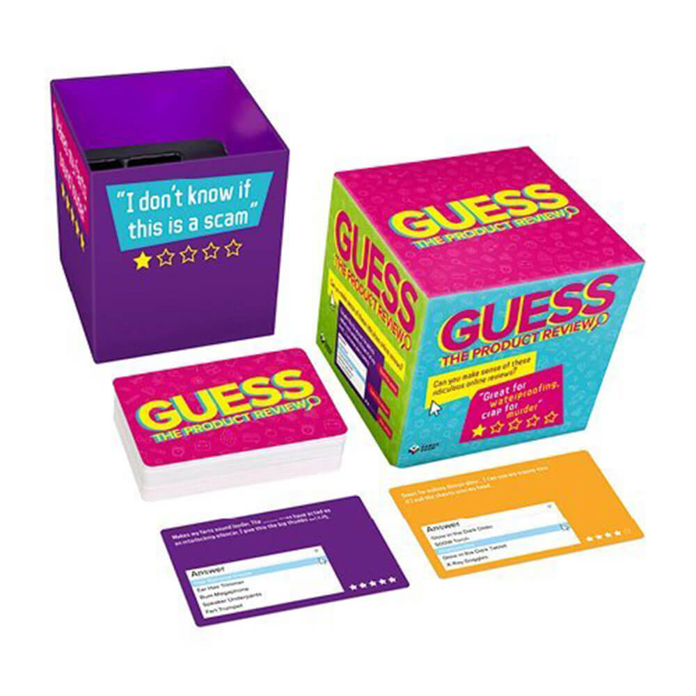 FizzCreations Guess The Product Review Card Game