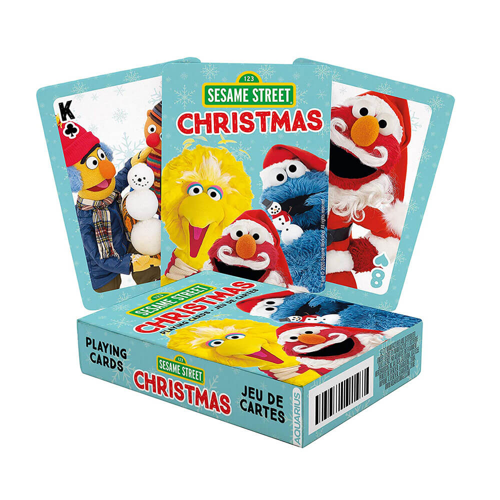 Aquarius Sesame Street Christmas Card Game