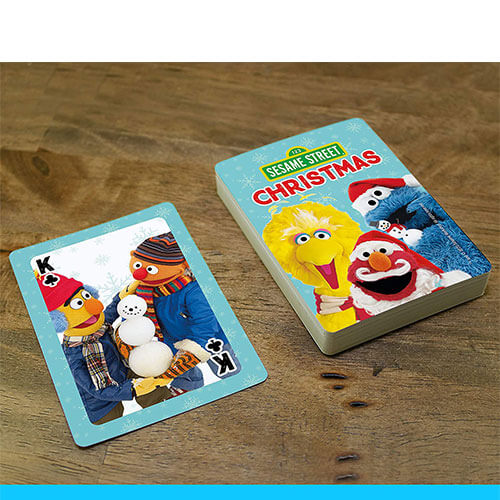 Aquarius Sesame Street Christmas Card Game