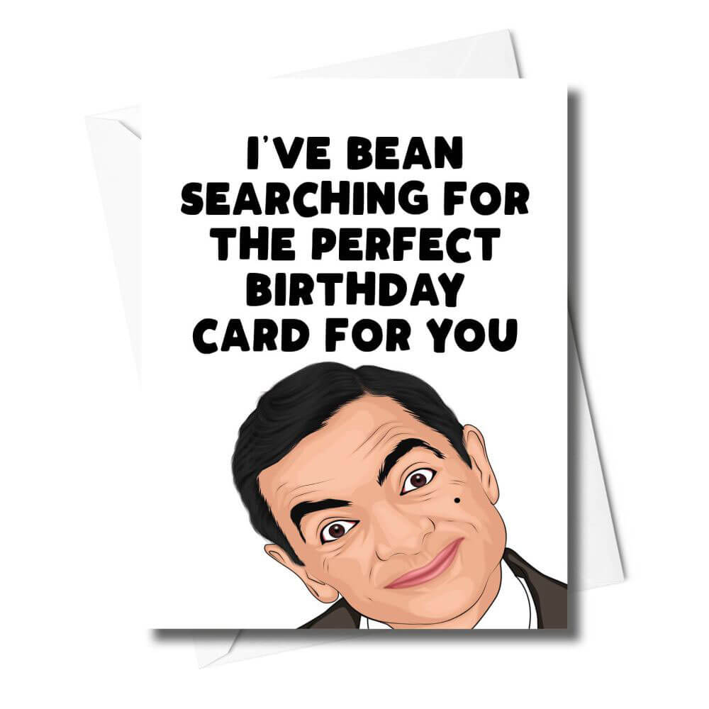 Filthy Sentiments Bean Searching Card