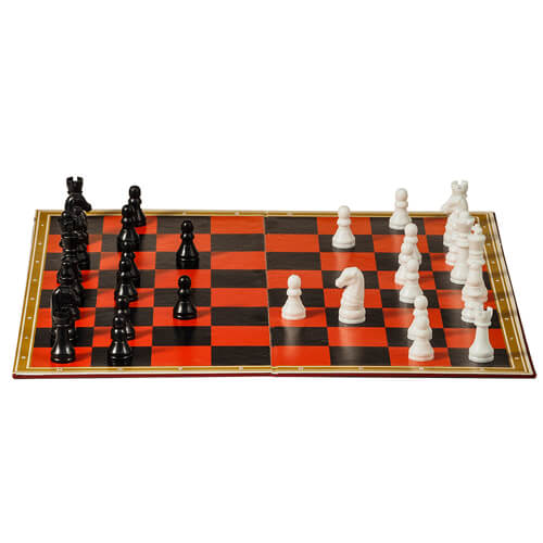 Schylling 2-in-1 Chess & Checker Set