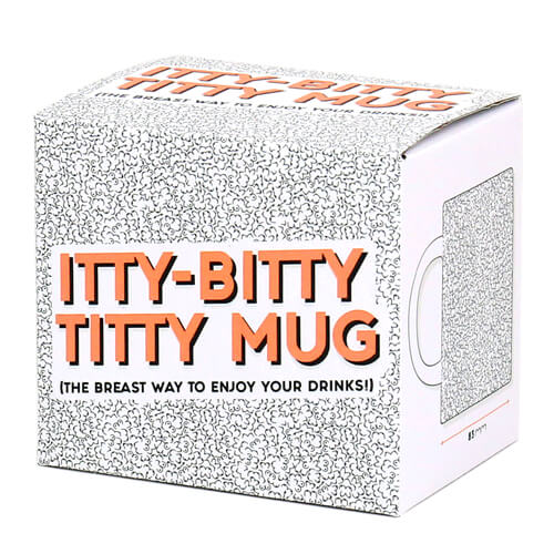 Gift Republic Itty Bitty Titty Micro Pattern Ceramic Mug