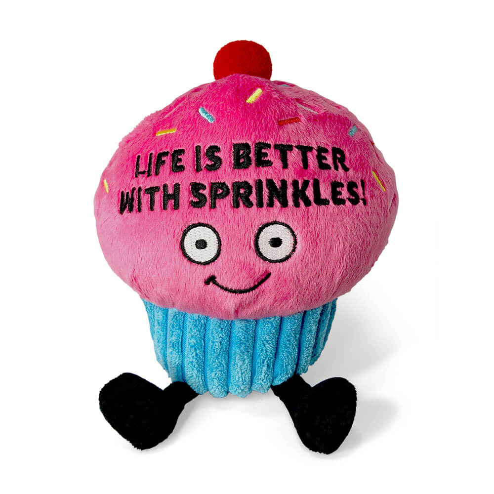 Punchkins Life is Better with Sprinkles Cupcake Plush