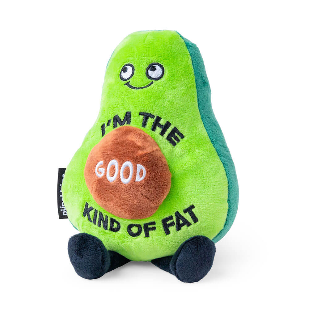 Punchkins Im the Good Kind of Fat Avocado Plush