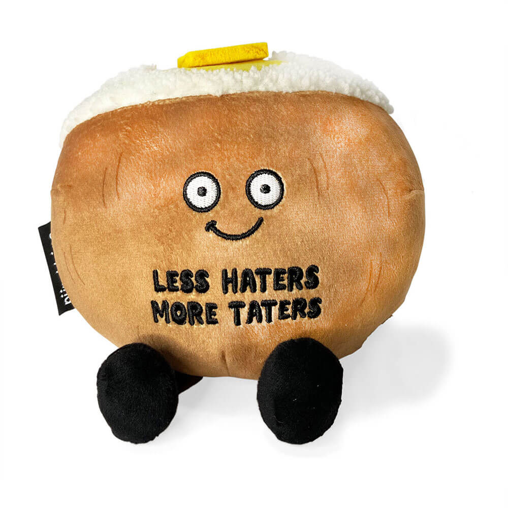 Punchkins Less Haters More Taters Potato Plush