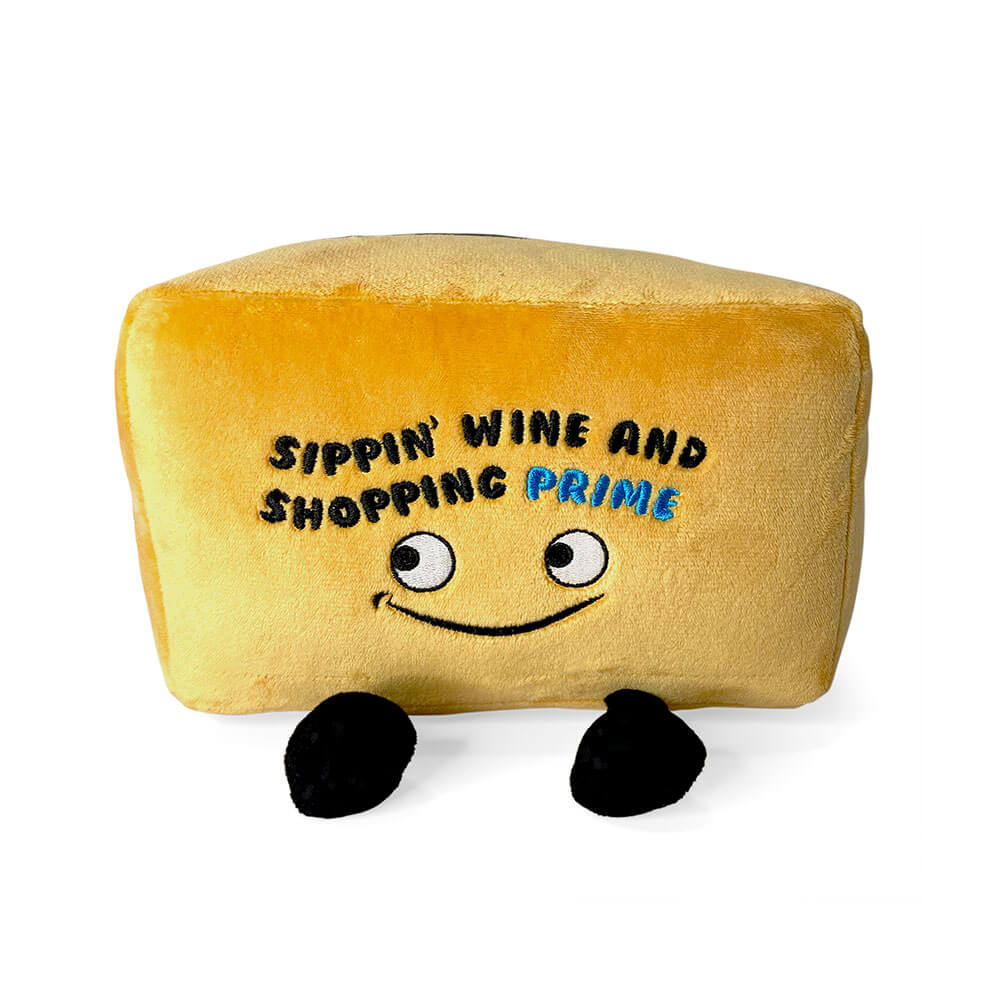 Punchkins Sippin' Wine and Shopping Prime Plush