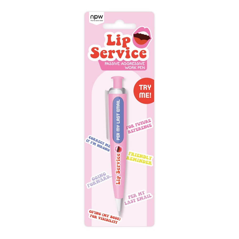 NPW Gifts Predict a Pen Lip Service