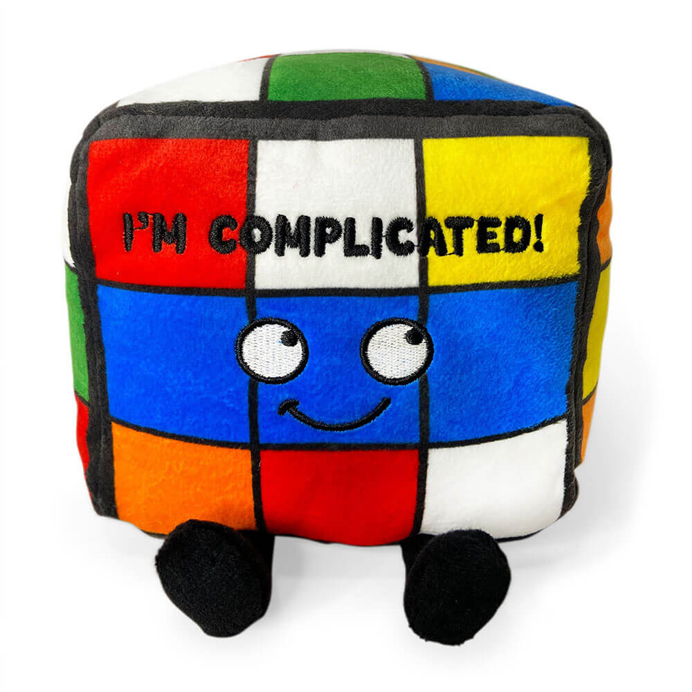 Punchkins I'm Complicated Rubiks Cube Plush